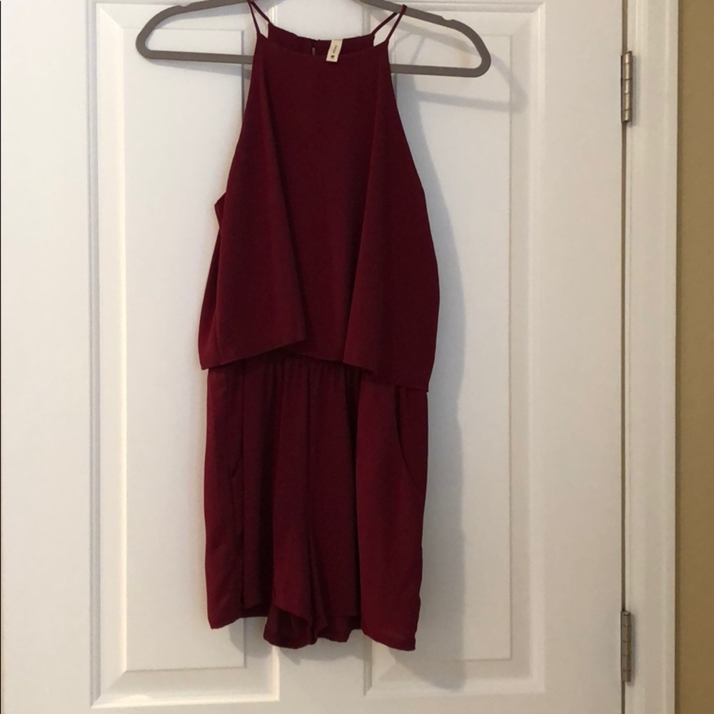 Maroon romper